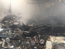 Cháy lớn thiêu rụi nhiều tài sản và nhà dân