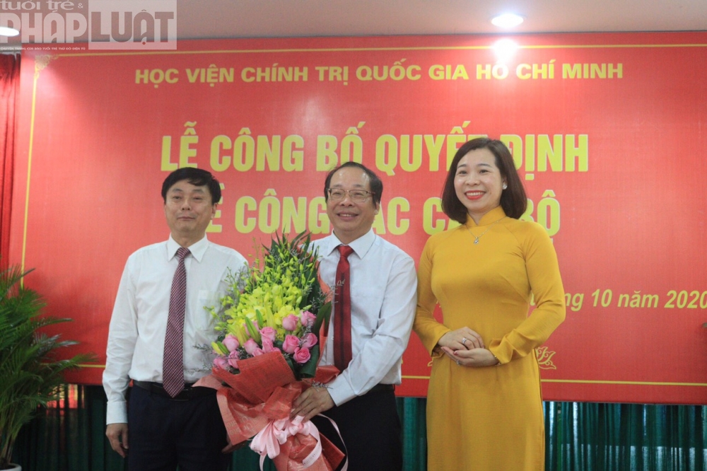 PSG.TS Lưu Văn An được bổ nhiệm Quyền Giám đốc Học viện Báo chí và Tuyên truyền