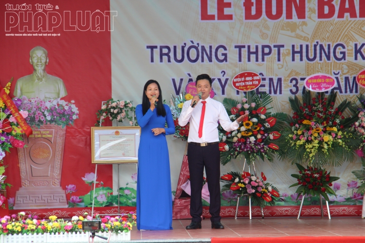 truong thpt hung khanh don bang cong nhan truong chuan quoc gia