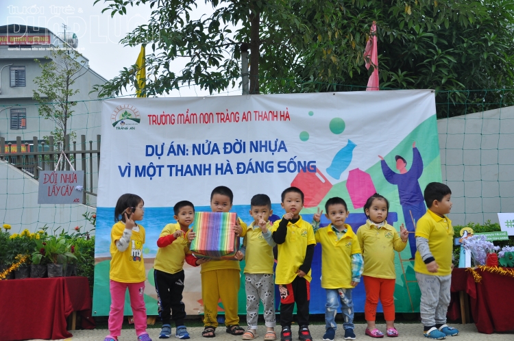 “Nửa đời nhựa” sự kiện tái chế nhựa dành cho học sinh mẫu giáo nua doi nhua su kien tai che nhua danh cho hoc sinh mau giao