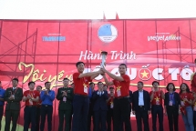 1.200 hội viên, thanh niên tỉnh Điện Biên xếp hình Tổ quốc