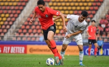 ket qua bong da hom nay u23 han quoc ghi ten vao tu ket u23 chau a