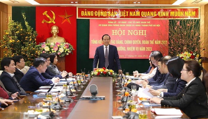 Văn phòng Đoàn ĐBQH và HĐND TP Hà Nội triển khai nhiệm vụ năm 2023