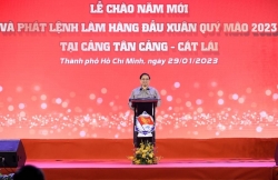 Thủ tướng mong muốn Tân Cảng Sài Gòn hoàn thành xuất sắc sứ mệnh kết nối lưu thông hàng hóa
