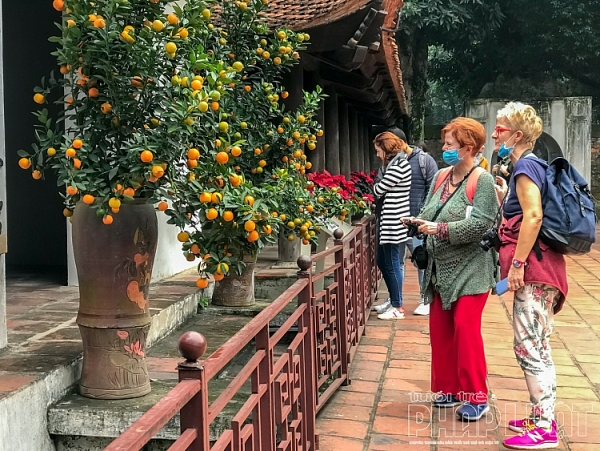 van mieu tram lang nhung ngay dau xuan