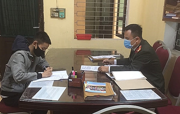 Công an huyện Thanh Hà xử lý đăng tin FB sai Covid-19