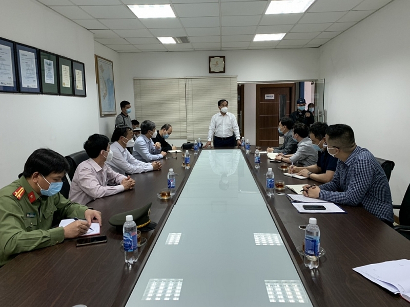 Phó Chủ tịch UBND tỉnh Lưu Văn Bản phát biểu chỉ đạo tại Công ty TNHH KPF Việt Nam