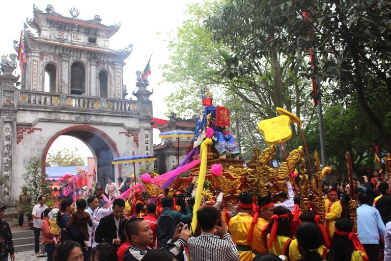 Sẽ công bố quyết định đưa Lễ hội truyền thống Đền Tranh vào danh mục Di sản văn hóa phi vật thể quốc gia