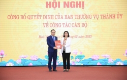 Điều động đồng chí Nguyễn Trúc Anh làm Bí thư Huyện ủy Hoài Đức