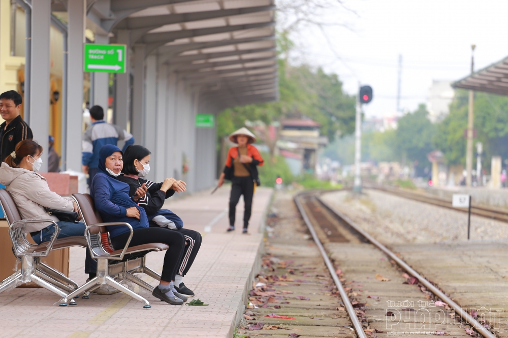 Sân ga Hải Dương những ngày cuối năm