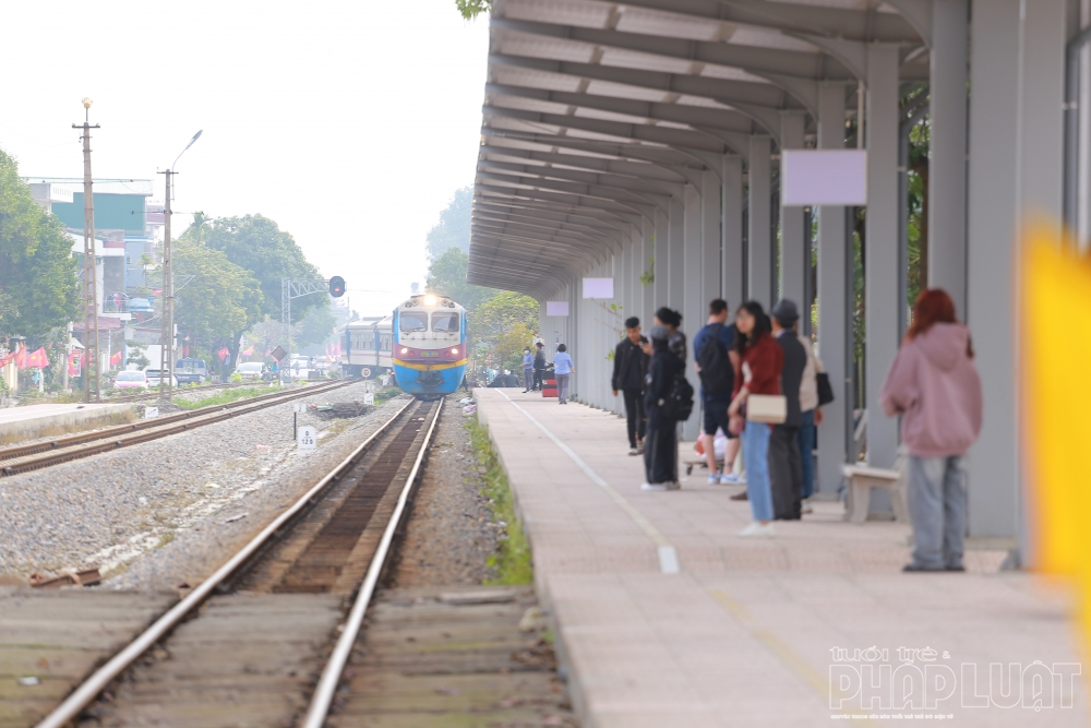 Sân ga Hải Dương những ngày cuối năm