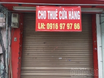 Cửa hàng đóng cửa, biển cho thuê mặt bằng khắp nơi trong dịch Covid-19