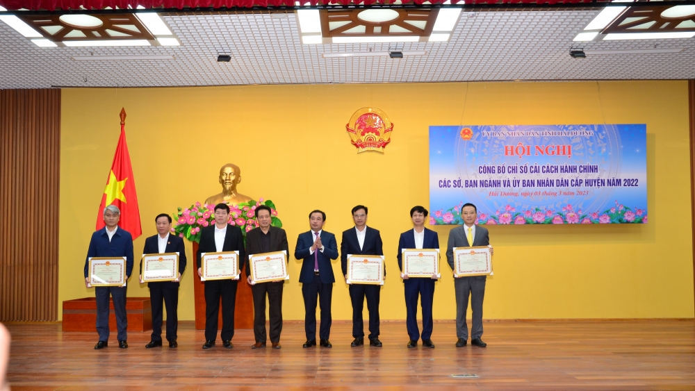 Hải Dương: Huyện Thanh Hà và Sở Y tế bét bảng về chỉ số cải cách hành chính năm 2022