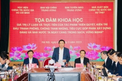 Cuốn sách của Tổng Bí thư Nguyễn Phú Trọng là "cẩm nang" đối với công tác đấu tranh phòng, chống tham nhũng