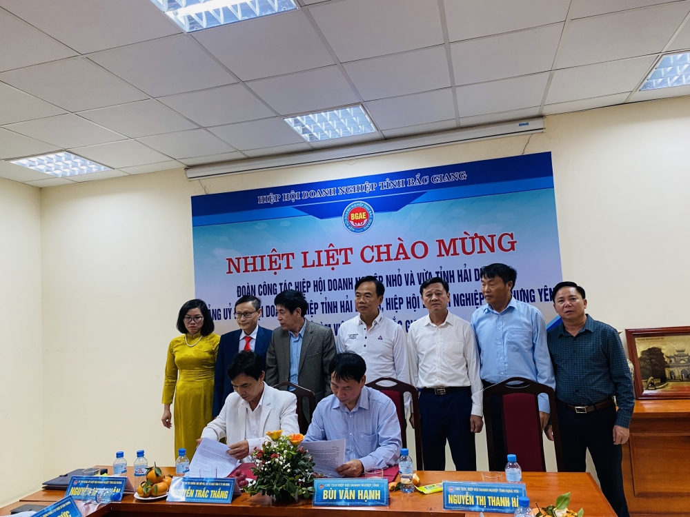 Liên kết Hiệp hội doanh nghiệp tỉnh Hải Dương, Hưng Yên, Bắc Giang