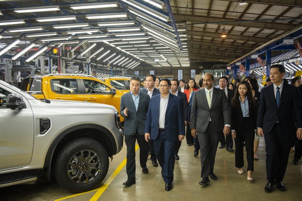 Thủ tướng Chính phủ bày tỏ mong muốn Ford Việt Nam sản xuất dòng xe điện