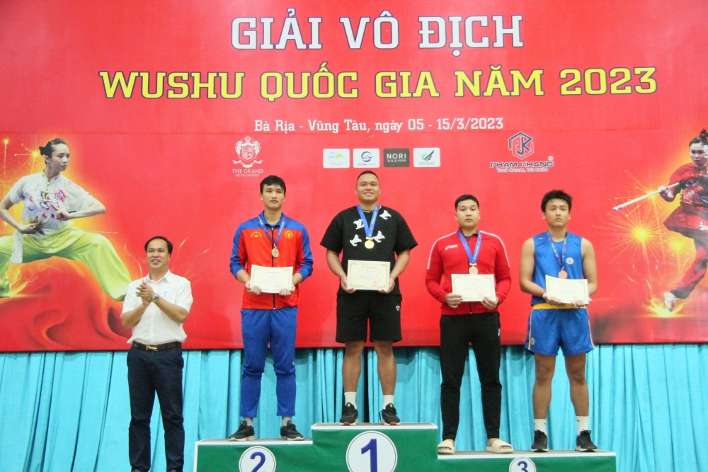 Hải Dương hoàn thành chỉ tiêu tại Giải Vô địch Wushu quốc gia 2023