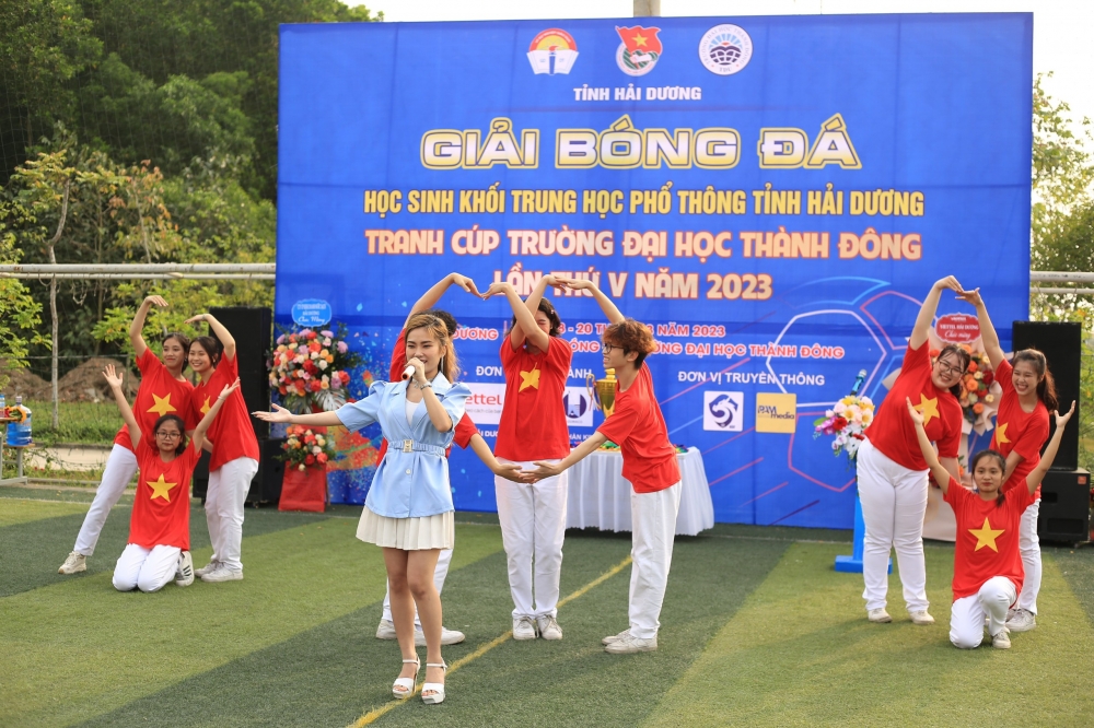 150 vận động viên tham gia giải bóng đá học sinh khối THPT tỉnh Hải Dương năm 2023