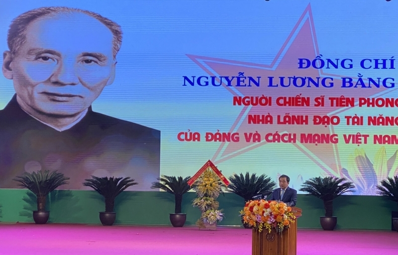 Hải Dương: Kỷ niệm 120 năm ngày sinh cố Phó Chủ tịch nước Nguyễn Lương Bằng