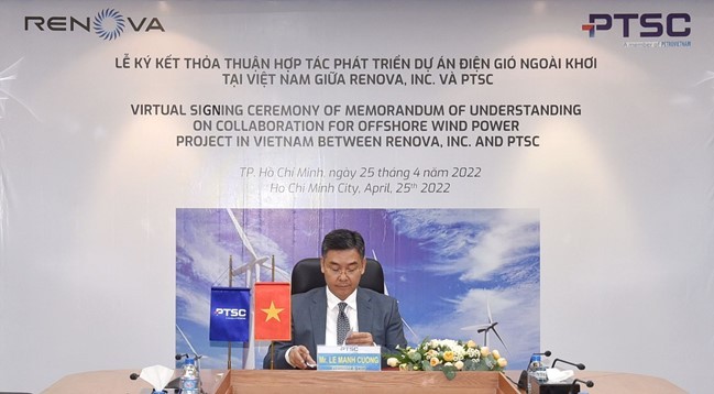 Ông Lê Mạnh Cường – Tổng Giám đốc PTSC tại lễ ký kết
