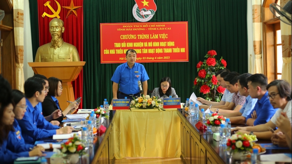 Hải Dương - Lào Cai: Trao đổi kinh nghiệm và mô hình hoạt động của Nhà Thiếu nhi