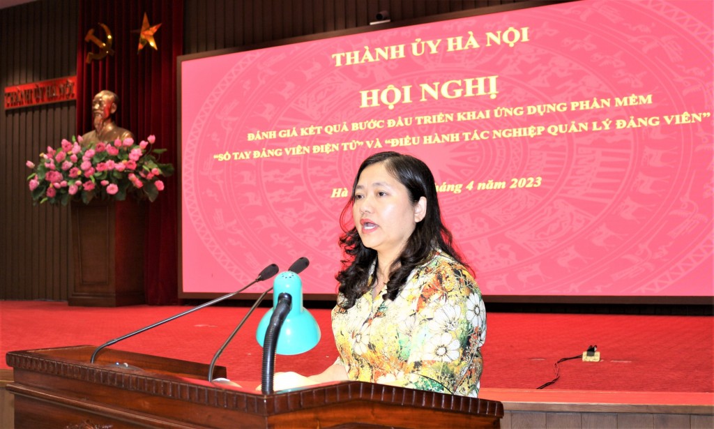 Hà Nội triển khai, vận hành phần mềm “Sổ tay đảng viên điện tử” đạt nhiều kết quả tích cực