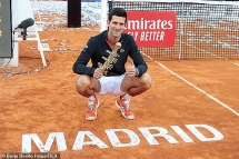 Tennis: Djokovic đã cân bằng thành tích giành 33 danh hiệu Masters của Nadal