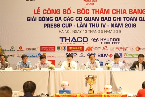 Báo Tuổi trẻ Thủ đô rơi vào bảng C giải bóng đá Press Cup 2019 khu vực Hà Nội