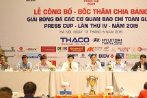 Báo Tuổi trẻ Thủ đô rơi vào bảng C giải bóng đá Press Cup 2019 khu vực Hà Nội