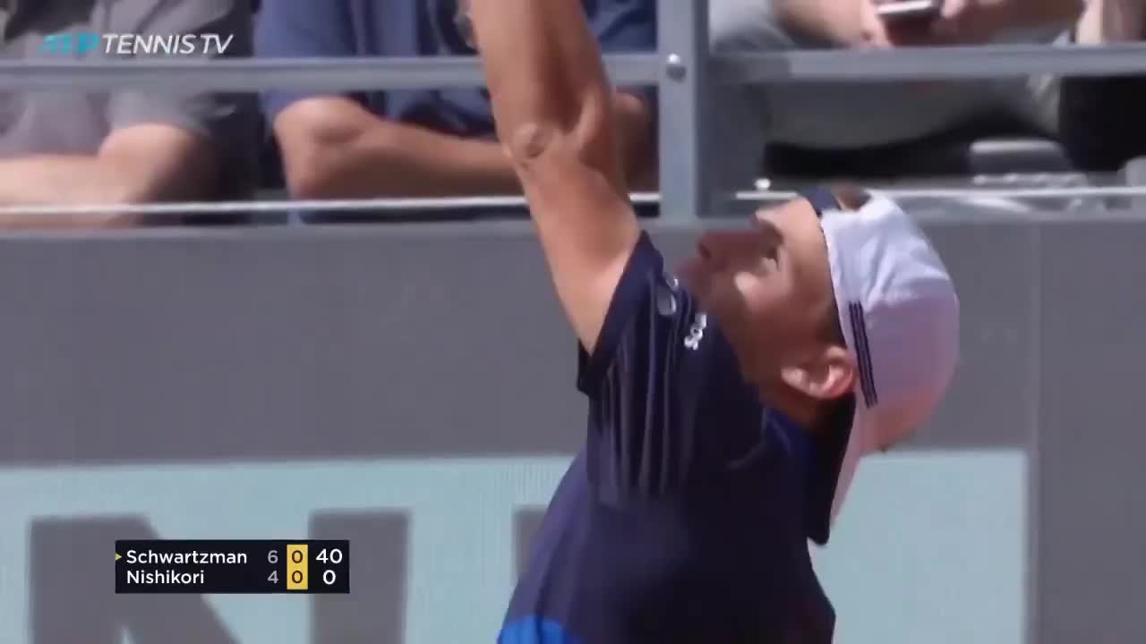 Rome Masters 2019, Nishikori vs D.Schwartzman: Bất ngờ dừng bước