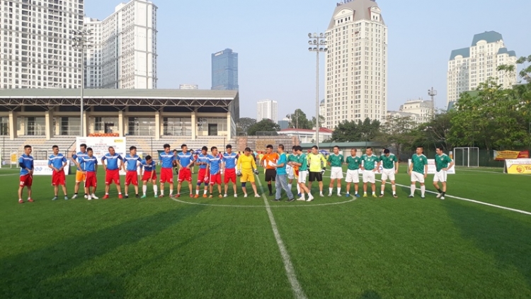 Tuổi trẻ Thủ đô là đội đầu tiên giành vé vào tứ kết Press Cup 2019