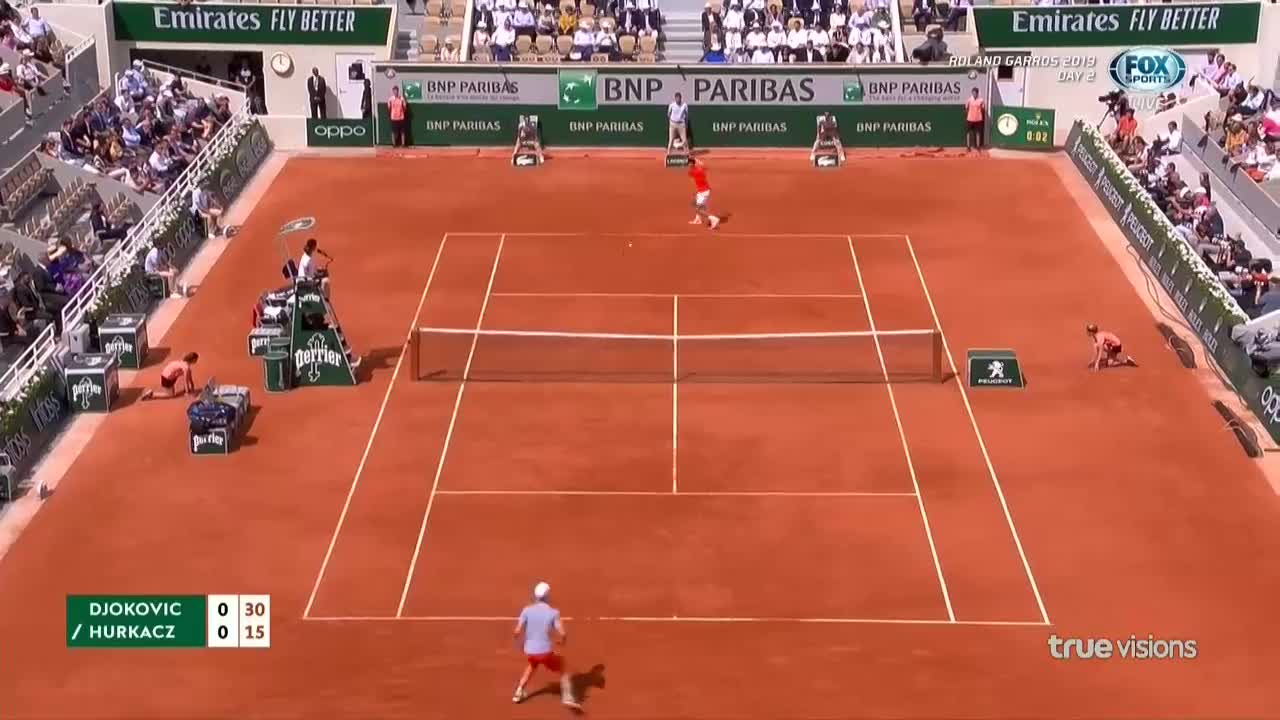 Roland Garros 2019, Djokovic - Hurkacz: Hạt giống số 1 chạy đà nhẹ nhàng