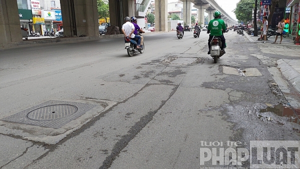 o trau o ga day dac tren duong nguyen trai