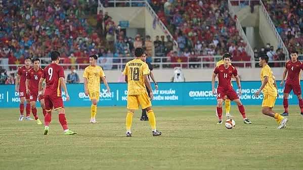 Bàn thắng vàng của Mạnh Dũng đưa U23 Việt Nam lên đỉnh SEA Games 31
