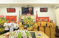 Chủ tịch Ủy ban MTTQ Việt Nam TP Hà Nội chúc mừng Giáo hội Phật giáo Việt Nam TP