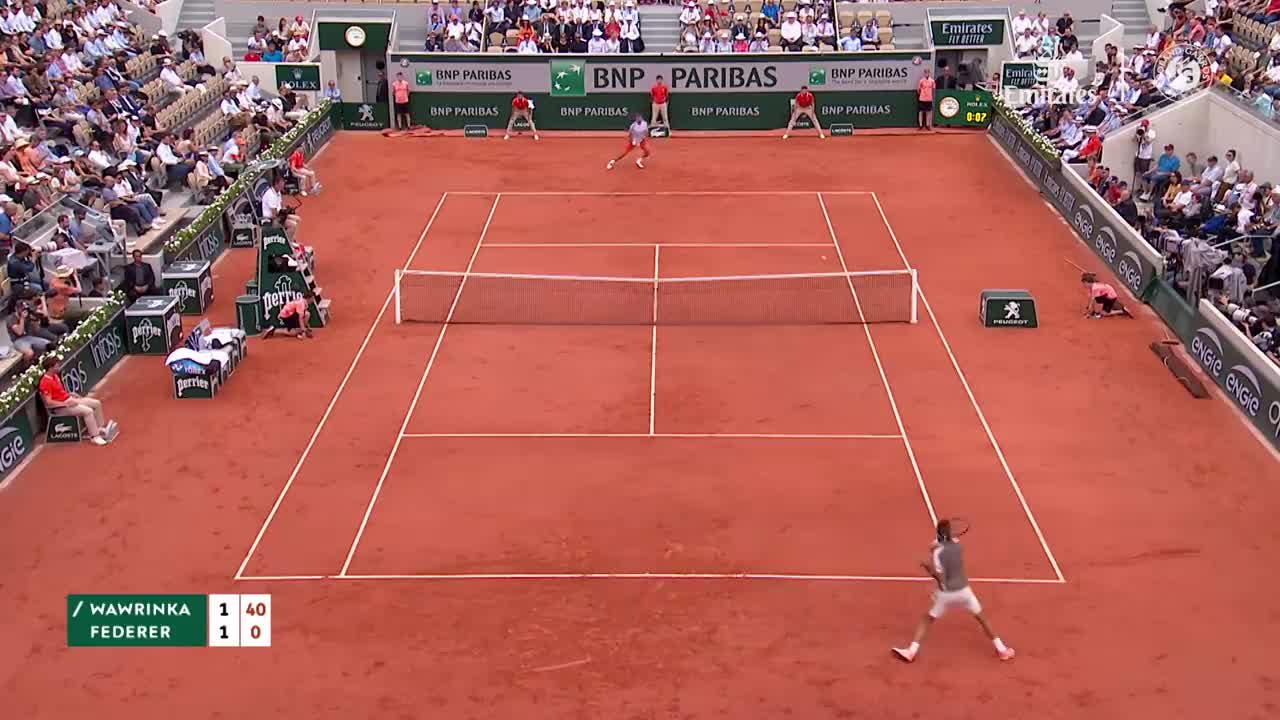 Tứ kết Roland Garros 2019: Federer nhọc nhằn vượt qua Wawrinka