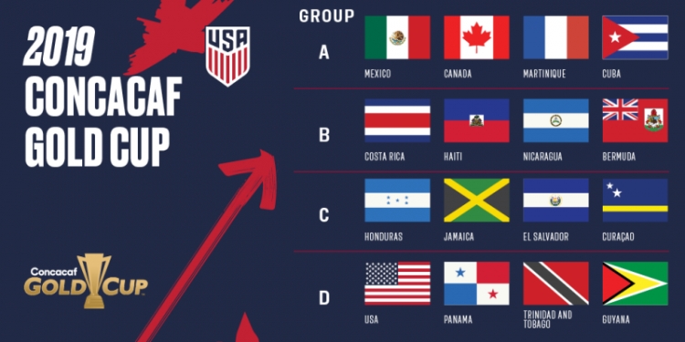 Lịch thi đấu - Kết quả đầy đủ Cup vàng Concacaf 2019 (15/6-7/7)