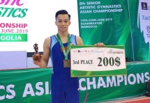 Lê Thanh Tùng giành tấm huy chương lịch sử tại giải TDDC châu Á