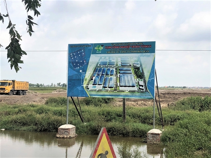 hai duong chua duoc ban giao mat bang chu dau tu da tu y san lap gan 10ha