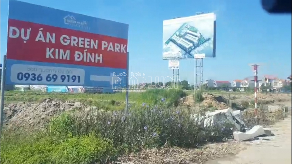 Rầm rộ rao bán những lô đất trên giấy tại dự án Green Park Kim Đính