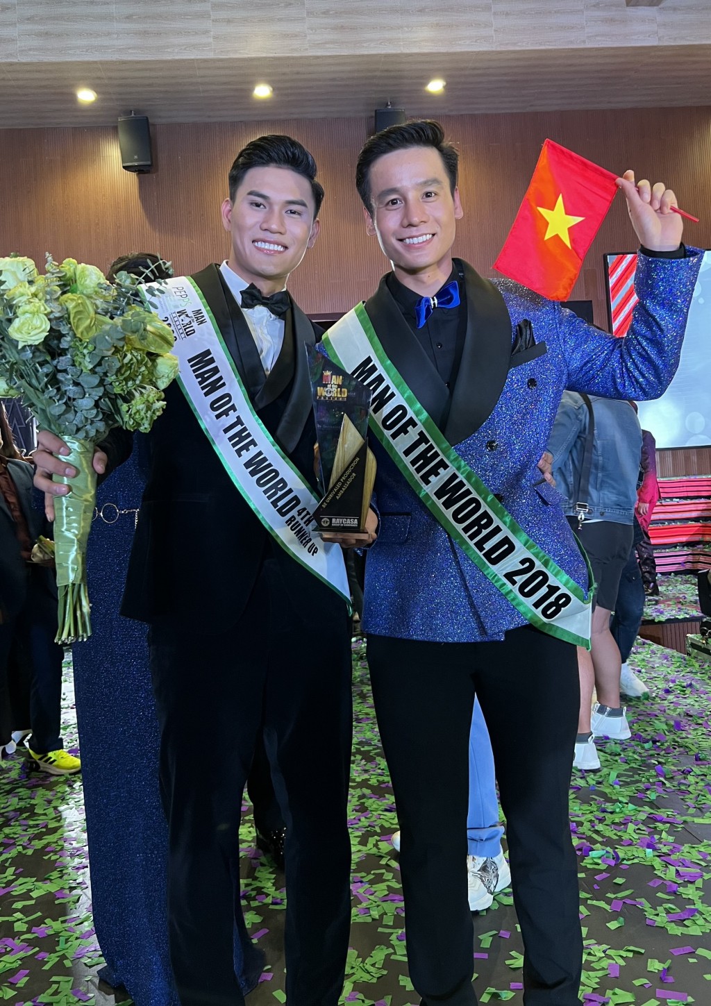 Á vương Nguyễn Hữu Anh và Nam vương thế giới 2018 Cao Xuân Tài