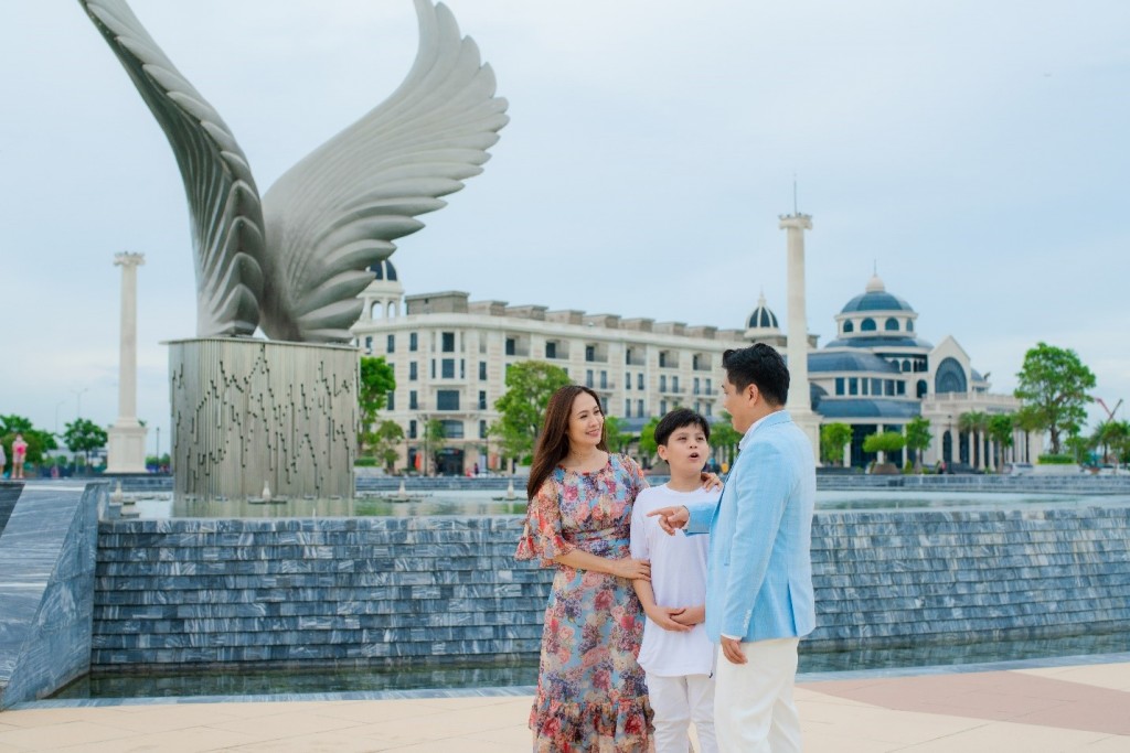 Gia đình Thanh Thúy – Đức Thịnh tận hưởng những phút giây cùng nhau tại Aqua City
