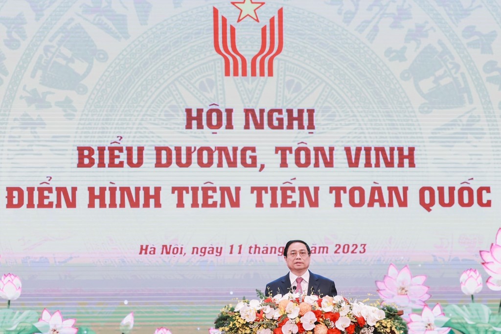 Thủ tướng Chính phủ Phạm Minh Chính - Chủ tịch Hội đồng Thi đua Khen thưởng Trung ương.
