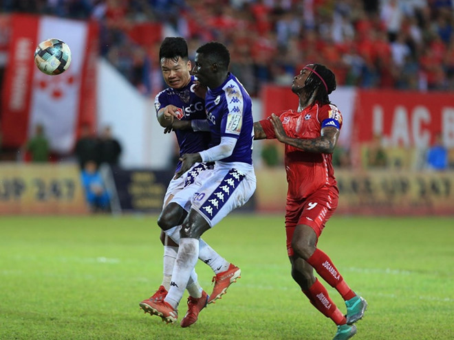 Vất vả vượt qua Hải Phòng, Hà Nội giật ngôi đầu V-League của TP.HCM vat va vuot qua hai phong ha noi giat ngoi dau v league cua tphcm
