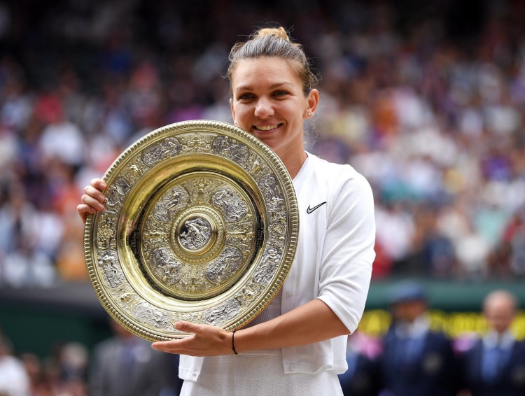 Hạ Williams, Halep lần đầu tiên vô địch Wimbledon