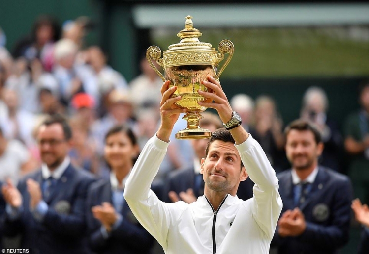 Wimbledon 2019: Thắng Federer siêu kịch tính, Djokovic lên vô địch