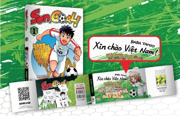 Ra mắt "Sơn,Goal!" - dự án hợp tác truyện tranh Manga Nhật - Việt đầu tiên
