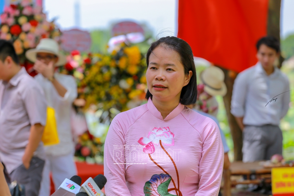 Trưởng Ban Quản lý di tích Côn Sơn - Kiếp Bạc Nguyễn Thị Thùy Liên