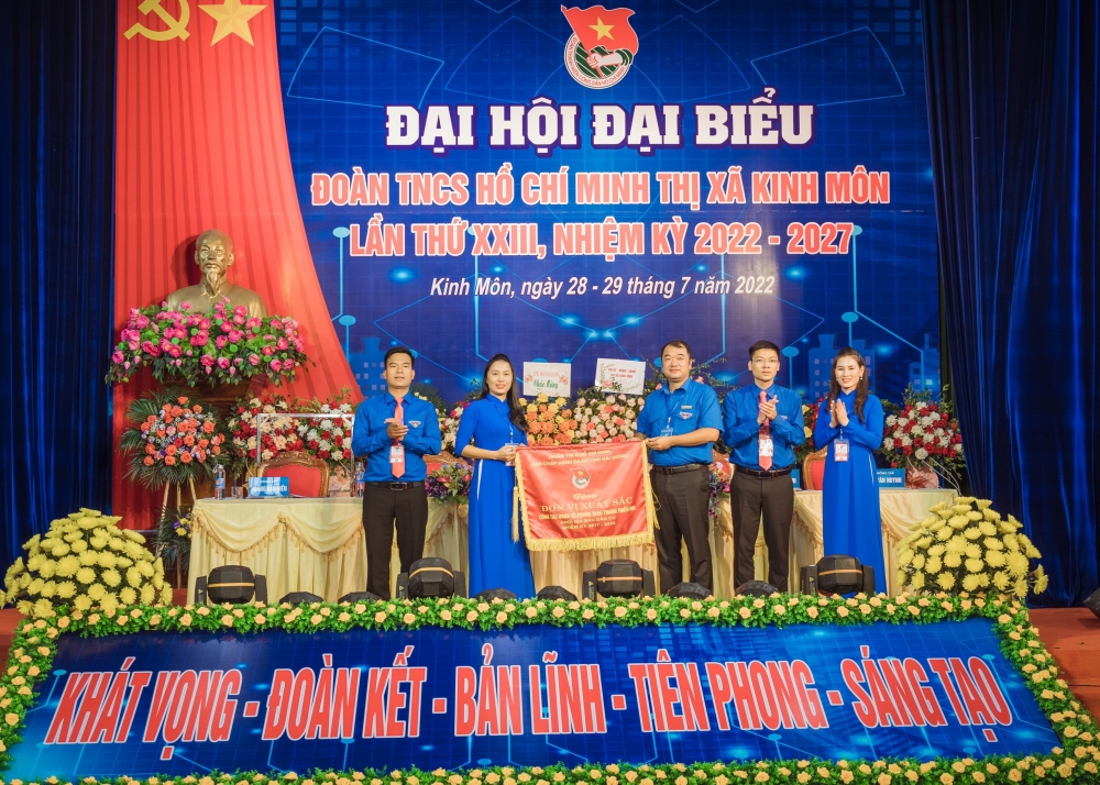 Kinh Môn: Đại hội đại biểu Đoàn TNCS Hồ Chí Minh thị xã Kinh Môn lần thứ XXIII, nhiệm kỳ 2022-2027 thành công tốt đẹp