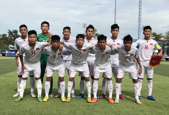 ket qua bang xep hang u15 dong nam a 2019 u15 viet nam tiep tuc thang hoa